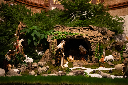 Krippe in der Kirche Am Hof / Erzdiözese Wien/ Schönlaub Krippe in der Kirche Am Hof